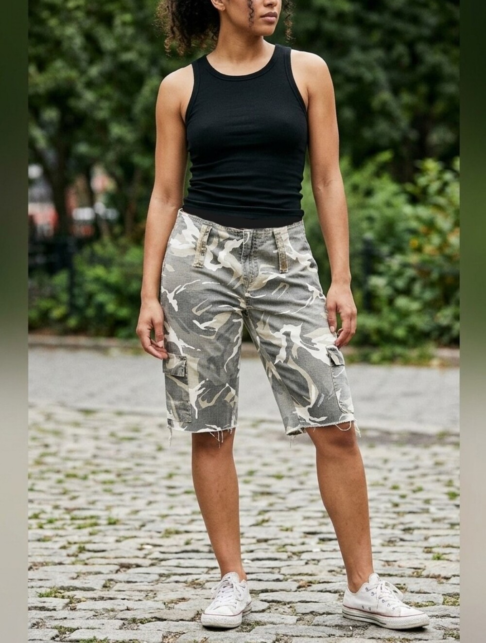 Camo Jorts/shorts (Cut-off) Size 7 Juniors
